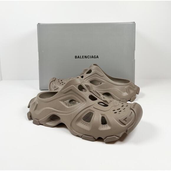 Size 45EU/12US - Balenciaga HD Mule Slip On Taupe NEW! main image 10